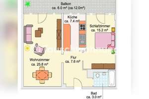 Tauschwohnung: 2-Zimmer-Wohnung in Ehrenfeld zum Tausch – Die vollständige Adresse der Immobilie erhältst du vom Anbieter., 50827 Bickendorf, Köln – Vorschaubild 2