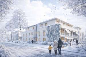 AKTION!!! quartier brunner – Wo die Stadt Luft holt. Haar bei München. Holzmassivbauweise EH40 + QNG