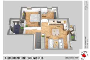 Seniorengerecht und Barrierefrei Wohnen (34 Wohnungen von 34qm - 69qm) – Sprödentalstraße 24, 47799 Cracau, Krefeld – Vorschaubild 10