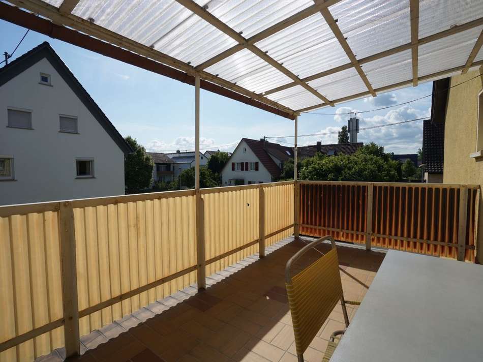 Balkon im Obergeschoss