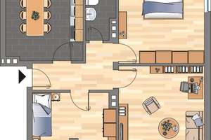 Schöne 3-Zimmer-Wohnung in Hochparterre mit Dusche in Wilhelmshaven City! Bezugsfertig! – Kolberger Straße 15, 26382 Bant, Wilhelmshaven – Vorschaubild 6