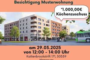 lichtdurchflutete 3-Zi Wohnung mit Tageslichtbad und gr. Loggia – Kattenbrookstrift 175, 30539 Hannover – Vorschaubild 1