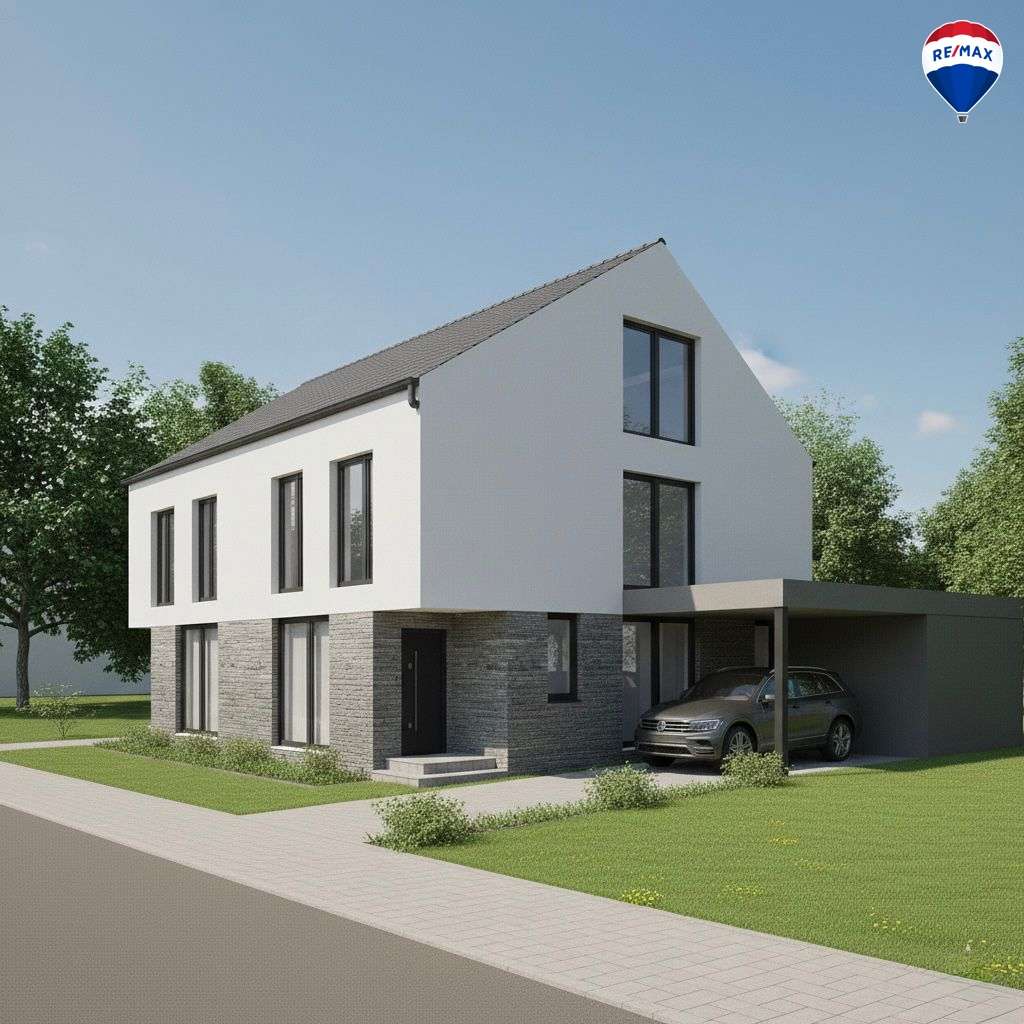 Massivbau KfW40-Doppelhaushälfte mit Grundstück in Citylage – energieeffizient & förderfähig!