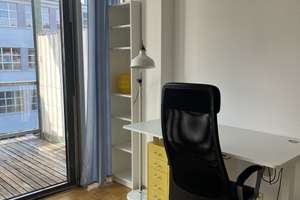 Helle 1,5-Zimmer Wohnung möbliert mit Balkon in Stuttgart – Eierstraße 48, 70199 Heslach, Stuttgart – Vorschaubild 4