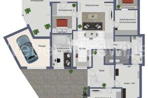 Großzügiges Traumhaus: Design-Architektur mit Kamin, Wintergarten, Sauna & 2 Garagen – Die vollständige Adresse der Immobilie erhältst du vom Anbieter., 51702 Bergneustadt – Vorschaubild 4