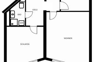 Rund 57 m² große 2-Zimmer-Wohnung mit Loggia, modernem Duschbad und Aufzug in Hagen-Eilpe
 – Die vollständige Adresse der Immobilie erhältst du vom Anbieter., 58091 Eilpe, Hagen – Vorschaubild 14