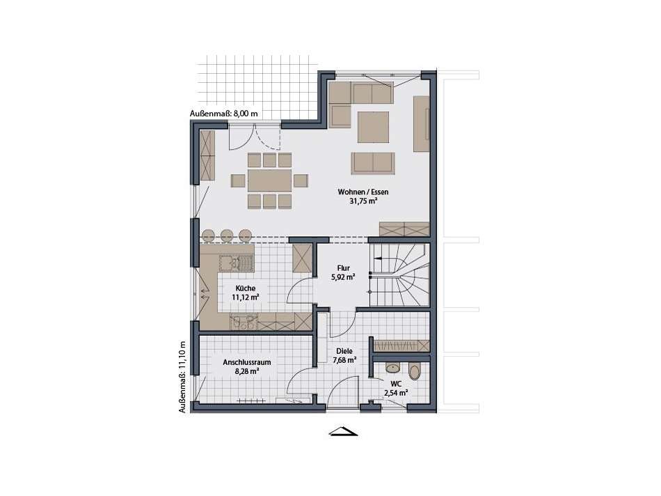 Grundriss Erdgeschoss