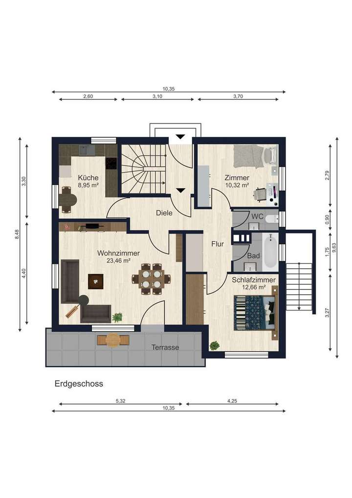 Grundriss Erdgeschoss