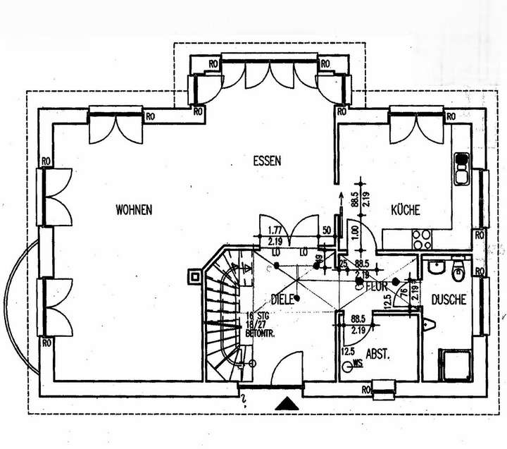 Grundriss Erdgeschoß