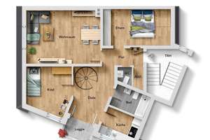 4,5 Zimmer Maisonette-Wohnung in Mönchengladbach – Die vollständige Adresse der Immobilie erhältst du vom Anbieter., 41061 Am Wasserturm, Mönchengladbach – Vorschaubild 23