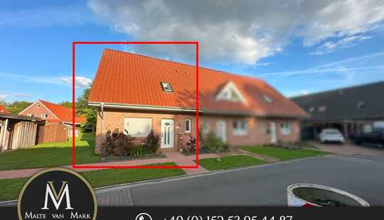 Bild von Schönes Reihenendhaus mit Carport und großem Garten