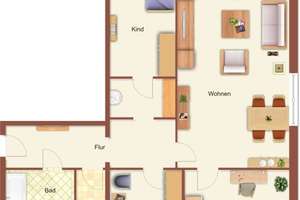 Charmante 4 Raum Wohnung mit Badewanne und Personenaufzug – Straße Usti nad Labem 15, 9119 Kappel, Chemnitz – Vorschaubild 10