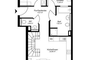 Traum-Maisonettewohnung in der schönsten Lage Augsburg direkt am Lechufer – Die vollständige Adresse der Immobilie erhältst du vom Anbieter., 86163 Hochzoll-Nord, Augsburg – Vorschaubild 9