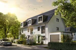 Neubau-Reihenhaus mit Südwest-Garten in Trudering