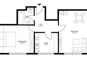 Ruhige 2-Zimmer-Wohnung mit Einbauküche und U-Bahn-Nähe in Milbertshofen – Königsteinstraße 4, 80807 Milbertshofen, München – Vorschaubild 13