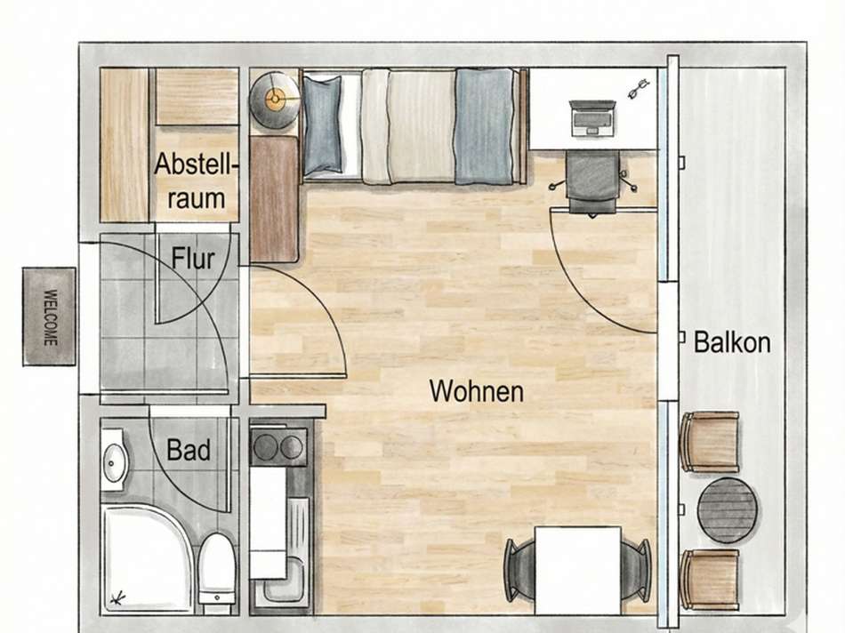 Grundriss / Floor Plan