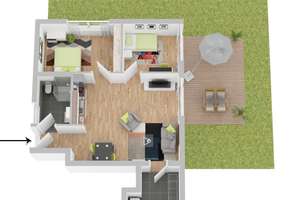 Mach den ersten Schritt! Attraktive 3-Zi-Gartenwhg. m. gr. Terrasse! – Anisweg 4, 38446 Steimker Berg, Wolfsburg – Vorschaubild 3