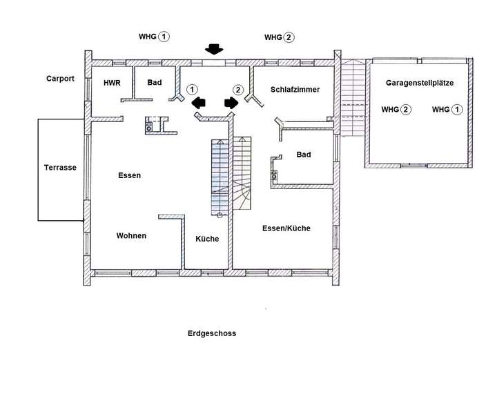 Grundriss Erdgeschoss