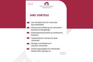 Naturnahes Wohnen mit Stadtanschluss!
Einfamilienhaus in ruhiger Feldrandlage – Die vollständige Adresse der Immobilie erhältst du vom Anbieter., 26215 Wiefelstede – Vorschaubild 2