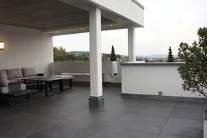 EXKLUSIVE Penthouse-Wohnung 200m² Panorama-Aussicht 4 Bäder Überdachte MEGA-Terrasse Balkon EBK