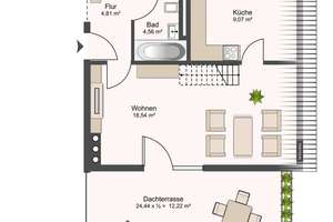 AMG | Maisonette mit Traum-Dachterrasse – Wohnen über den Dächern von Kriegshaber – Die vollständige Adresse der Immobilie erhältst du vom Anbieter., 86156 Kriegshaber, Augsburg – Vorschaubild 18
