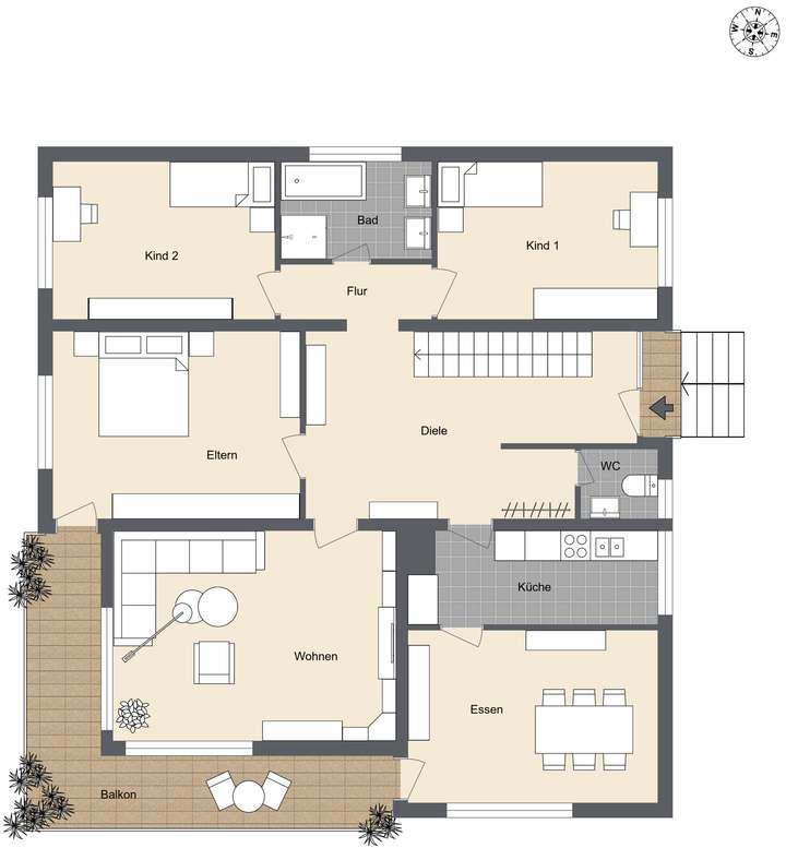 Grundriss Erdgeschoss