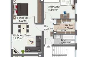 Praktisch geschnittene 2-Zimmer-Wohnung in Solingen-Mitte – Estherweg 7, 42651 Solingen-Mitte, Solingen – Vorschaubild 13