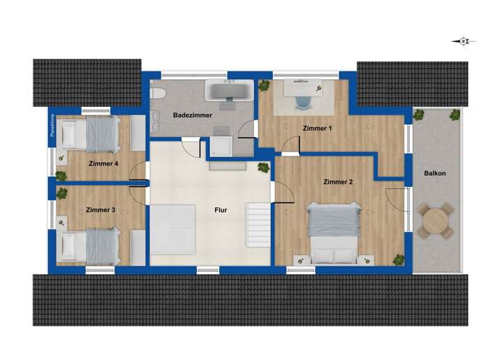 Grundriss Dachgeschoss