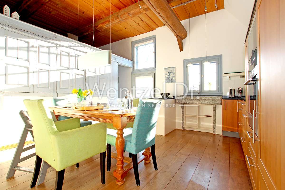 Immobilie in Grünendeich - Einzigartiges und komplett saniertes Fachwerk-Juwel zum Kauf in Grünendeich - Wentzel Dr. - Bild 5