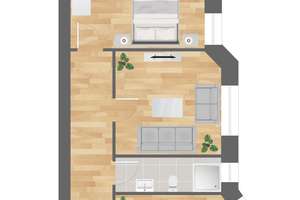 Lichtdurchflutete Altbauwohnung mit 2 Zimmern (vermietet) – Gieselerstraße 20, 10713 Wilmersdorf, Berlin – Vorschaubild 5