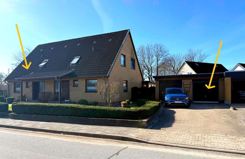 Immobilie in Harrislee - Gepflegte Haushälfte mit guter Bausubstanz provisionsfrei zu verkaufen! - Bild 1