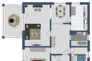 Großzügiges Haus mit 2 Wohneinheiten, Ausbauoption und Gartenparadies – Würzburg (Kreis) – Vorschaubild 2