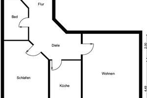 2-Zimmer-Ferienwohnung mit TG-Stellplatz – Rothenburger Straße 16a/ T2/ DG mi li, 1099 Äußere Neustadt, Dresden – Vorschaubild 2