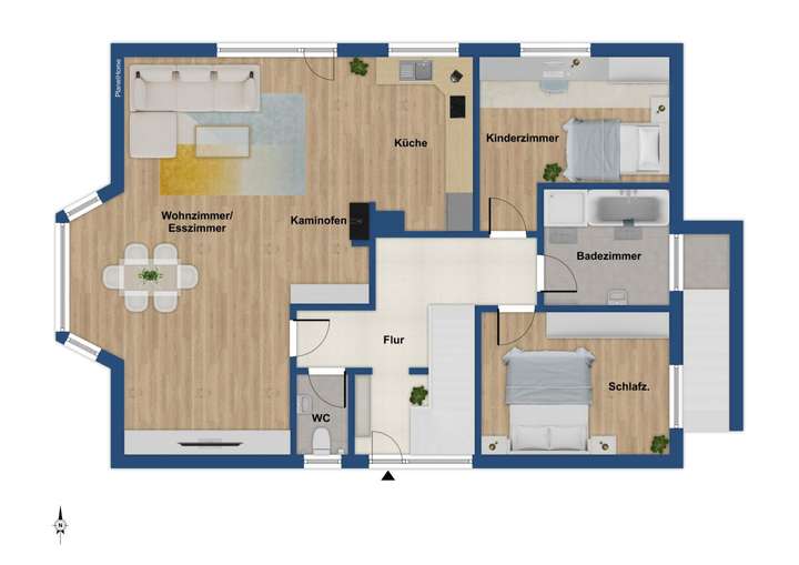 Grundriss Erdgeschoss