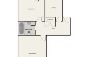 Moderne 2-Zimmer-Wohnung mit Fußbodenheizung und Einbauküche – ideal für Singles oder Paare – Eckenerstraße 2, 40468 Unterrath, Düsseldorf – Vorschaubild 7