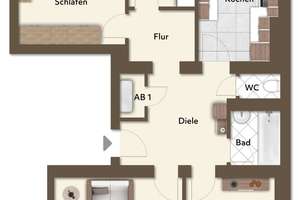 Unterbilk: Raum für Ihre Ideen – 4-Zimmer-Wohnung mit zwei Balkonen und Rheinturmblick – Die vollständige Adresse der Immobilie erhältst du vom Anbieter., 40219 Unterbilk, Düsseldorf – Vorschaubild 41