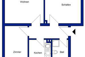 Ruhig und modern– Erdgeschosswohnung mit Tageslichtbad – Wohltbergstr. 15, 38440 Wolfsburg – Vorschaubild 4