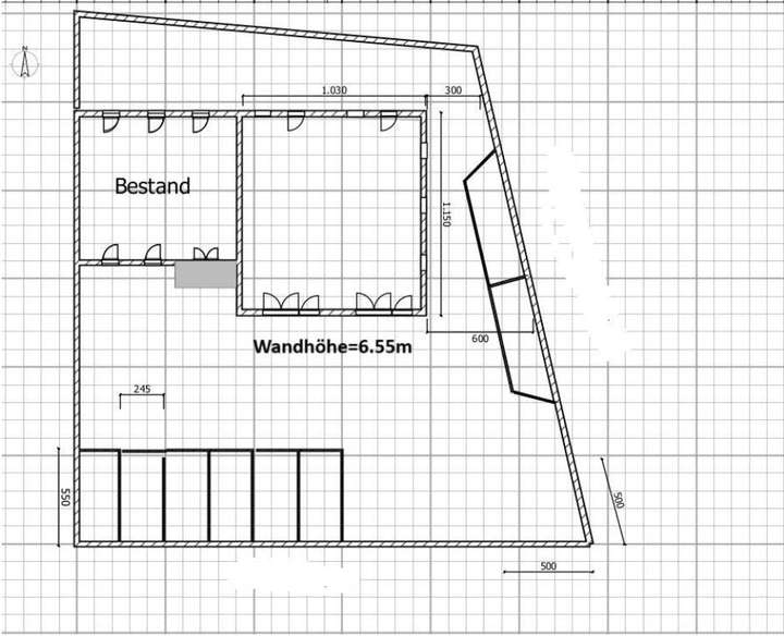 Skizze genehmigter Vorbescheid