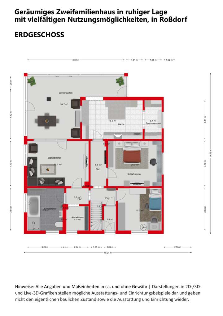 Grundriss  - Erdgeschoss