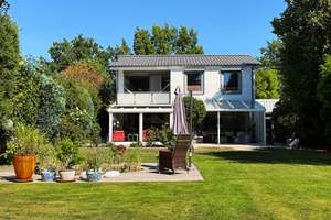 Wunderschönes Einfamilienhaus mit Wintergarten auf sonnigem Grundstück in Hamburg-Boberg / Erbpacht