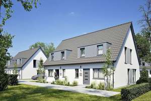 Neubau-Doppelhaushälfte (KfW 40) in Münster-Gremmendorf  – Die vollständige Adresse der Immobilie erhältst du vom Anbieter., 48147 Angelmodde, Münster – Vorschaubild 2
