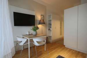 Zuhause mit Balkon, modernes möbliertes Apartment mit Wohlfühl-Einrichtungskonzept – Willy-Brandt-Alle 14, 81829 Messestadt Riem, München – Vorschaubild 6