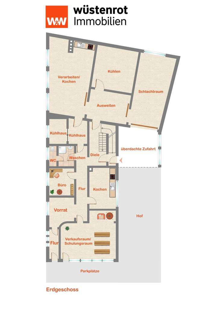 Immobilie in Rheinböllen - 2 WE + 2 mal Gewerbe - kpl. Widmung Wohnen möglich! - Bild 3