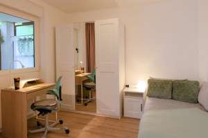 Modernes, vollmöbliertes 1,5-Zimmer-Apartment mit großer Terrasse in München-Neuhadern (U6-Nähe) – Wolkerweg 10, 81375 Neuhadern, München – Vorschaubild 9