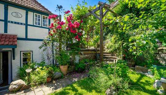 Bild von Perle am Elbhang, stufenlos erreichbar, hochwertig saniert, romantischer Garten, 3 Sonnenterrassen