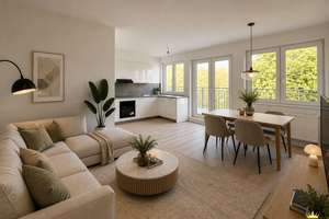 Exklusive und helle 2-Zimmer-Wohnung mit großzügiger Terrasse ! – Die vollständige Adresse der Immobilie erhältst du vom Anbieter., 40237 Düsseltal, Düsseldorf – Vorschaubild 3