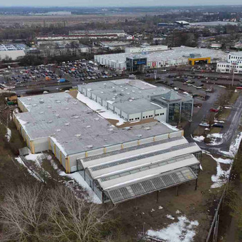 Verkaufsfläche im Junkers Park Dessau