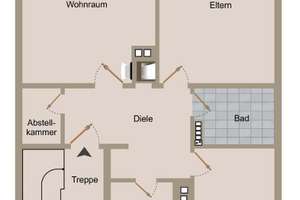 Schön geschnittene 3 Zimmer Wohnung mit Balkon – Die vollständige Adresse der Immobilie erhältst du vom Anbieter., 51063 Mülheim (Ortsteil), Köln – Vorschaubild 17