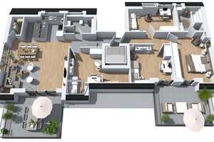 Wohnen am Mosbach: modernes Penthouse mit Einbauküche, Smarthome und hohe Decken - hier bleiben wir! – Gaugasse 32, 65203 Biebrich, Wiesbaden – Vorschaubild 11