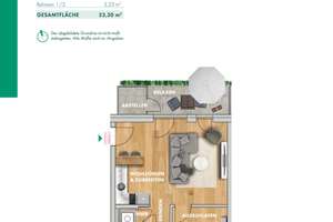 *** NEUBAU * Energiekonzept A+ * 2 Zimmer * Terrasse * Fußbodenheizung * ab 15.11.25 *** – Parkweg 2a-b, 4178 Böhlitz-Ehrenberg, Leipzig – Vorschaubild 13